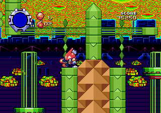 Pulseman gameplay Mega Drive