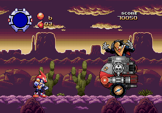Pulseman gameplay Mega Drive