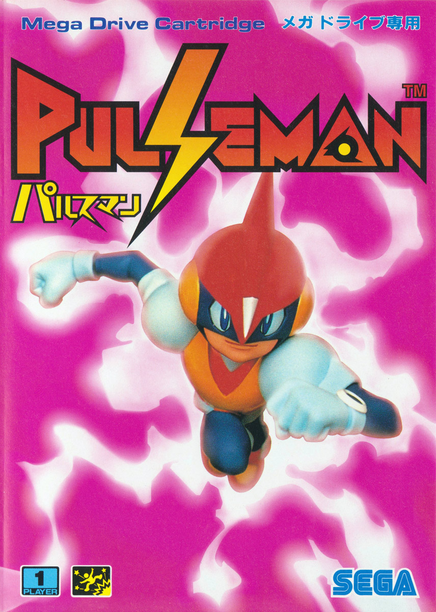 Pulseman Mega Drive capa japonesa