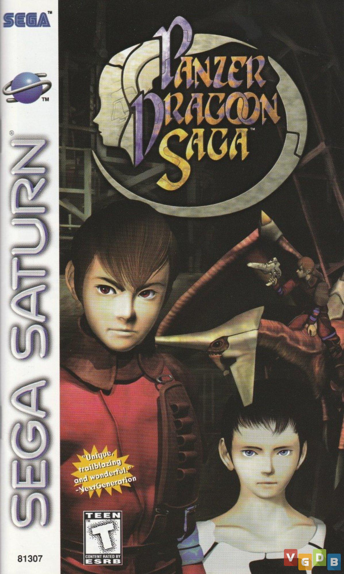 Capa de Panzer Dragoon Saga no Sega Saturn